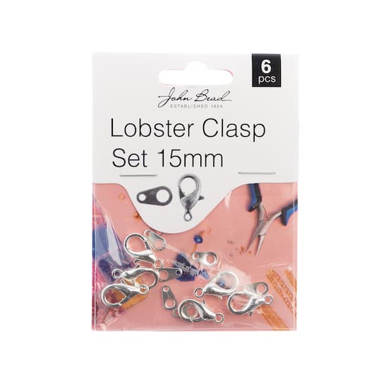 John Bead Must Have Findings 15mm Lobster Clasps